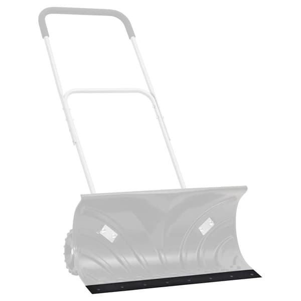 vidaXL gummikant til sneplov 200x15x2 cm sort