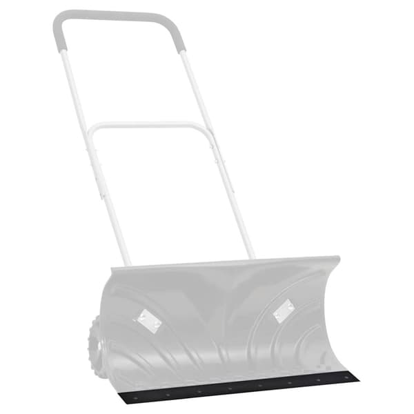 vidaXL gummikant til sneplov 120x15x2 cm sort