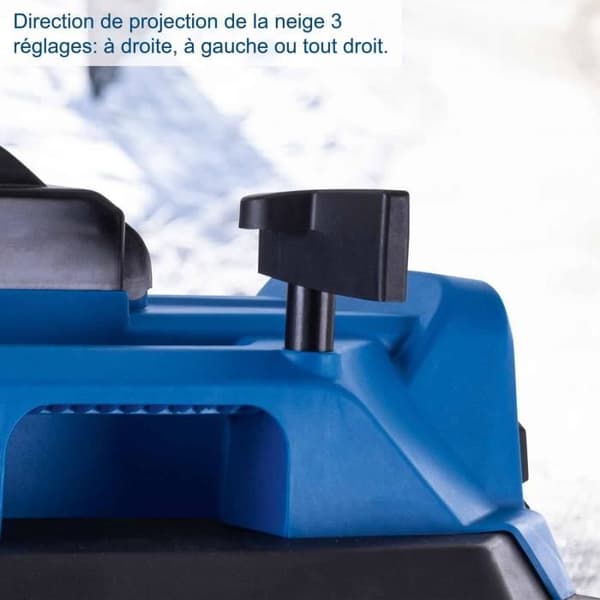 BC-SNB400-X batteridrevet sneslynge - Bredde 40 cm + 6 hastighedsniveauer - SCHEPPACH 20V IXES - uden batteri eller oplader