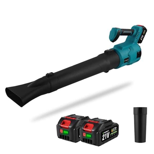 Borstlös Elektrisk Snöslunga,30000rpm Sladdlös Blåsare,3 Hastighetsinställningar,Med 2batterier Borstlös Elektrisk Snöslunga,30000rpm Sladdlös Blåsare,3 Hastighetsinställningar,Med 2batterier