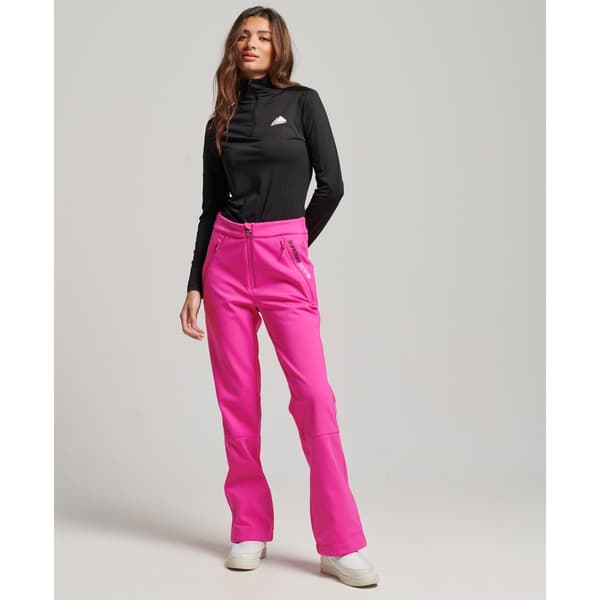 Superdry Bukser Ski Softshell Slim Rosa L Kvinde