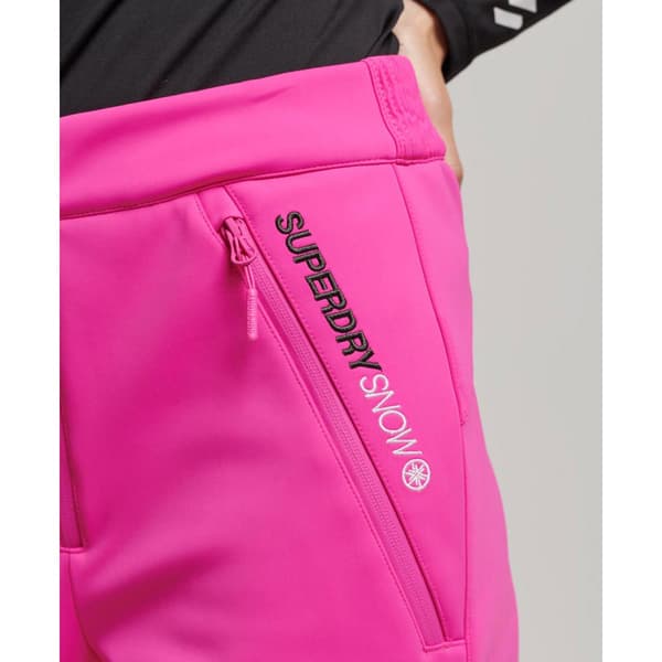 Superdry Bukser Ski Softshell Slim Rosa L Kvinde