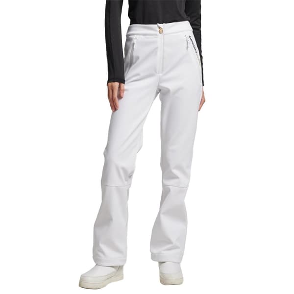 Superdry Byxor Ski Softshell Slim Vit M Kvinna
