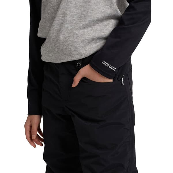 Burton Bukser Barnstorm Orange,Sort 5-6 Years Dreng