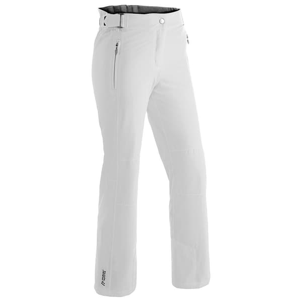Maier Sports Byxor Vroni Slim Vit L / Regular Kvinna