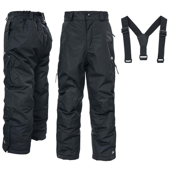 Trespass Byxor Marvelous Svart 5-6 Years Pojke