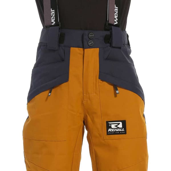 Rehall Bukser Digger-r Orange 128 cm Dreng
