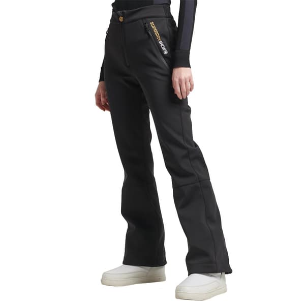 Superdry Byxor Ski Softshell Slim Svart XL Kvinna