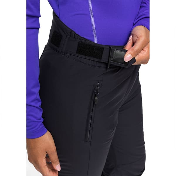 Maier Sports Byxor Vroni Slim Svart L / Regular Kvinna