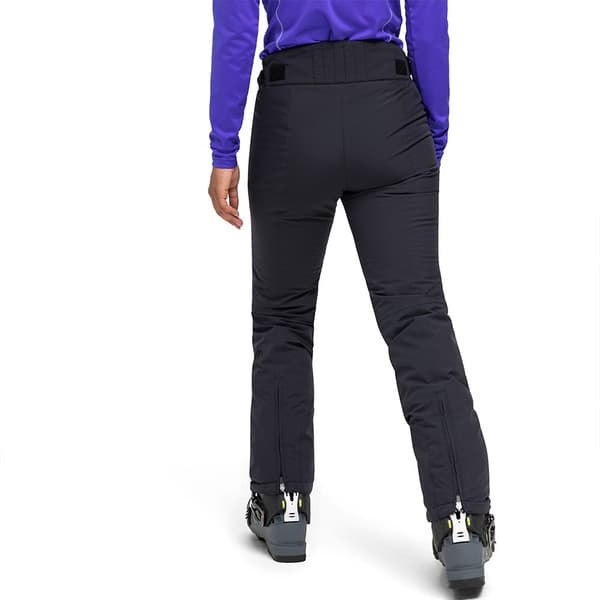 Maier Sports Byxor Vroni Slim Svart L / Regular Kvinna