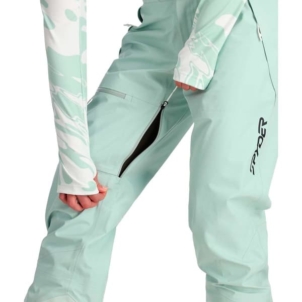 Spyder Byxor Turret Goretex Shell Grönt L Kvinna