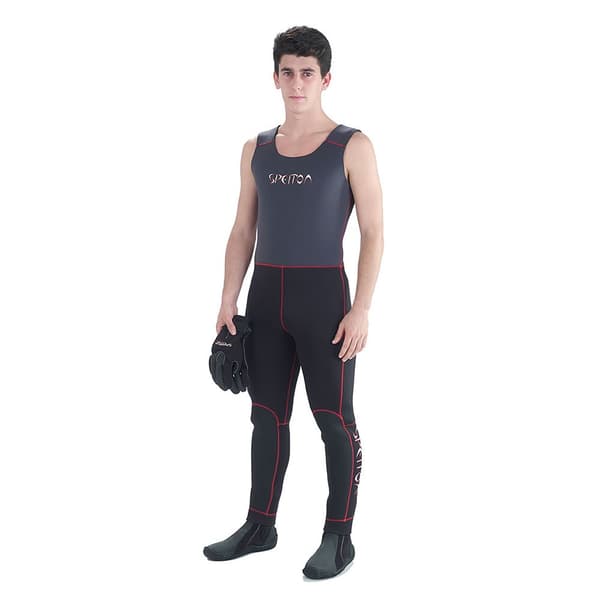 Spetton Skinsuit Adventure 5 Mm Röd,Svart S Man