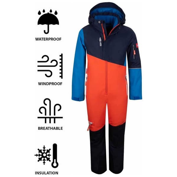 Trollkids Hallingdal Race Dräkt Orange 152 cm Pojke