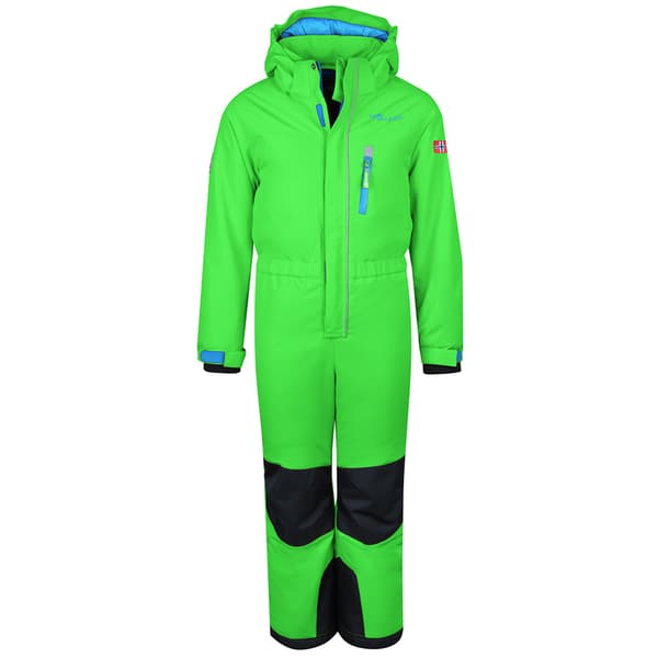 Trollkids Isfjord Race Dragt Grøn 86 cm Dreng