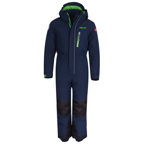 Trollkids Isfjord Race Dragt Blå 110 cm Dreng