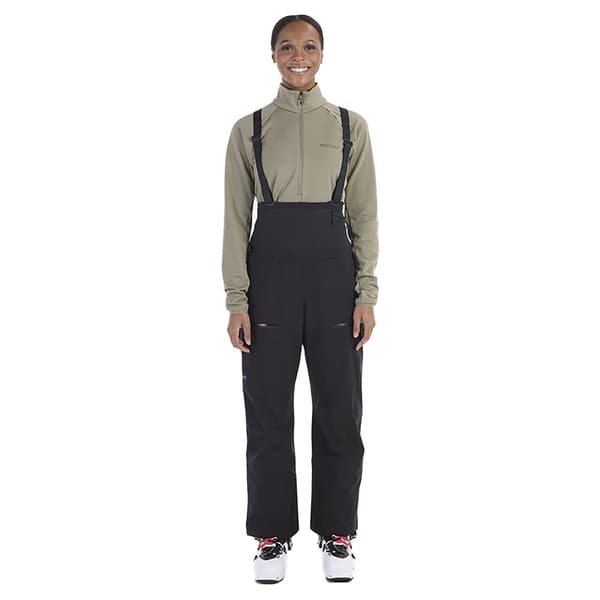 Marmot Solitude Ul Bio 1/4 Bib Housut Musta M Nainen