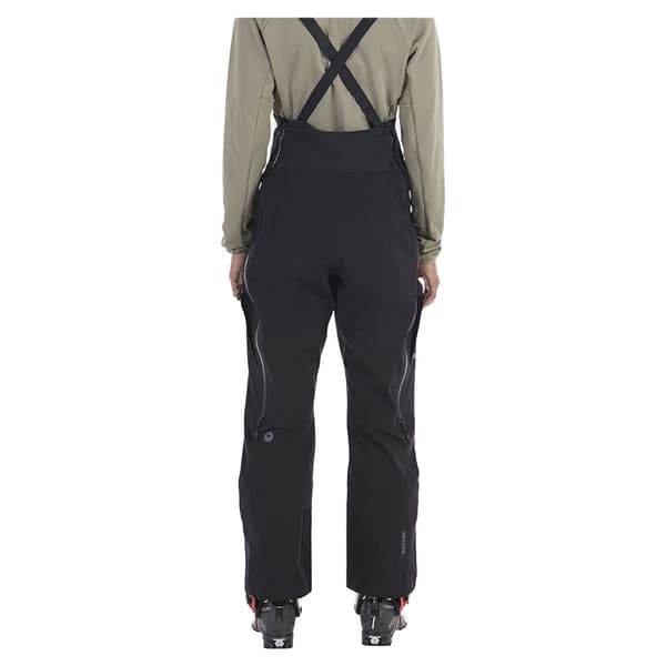 Marmot Solitude Ul Bio 1/4 Bib Housut Musta M Nainen