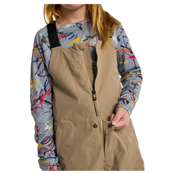 Burton Skylar 2l Bib Bukser Brun 10 Years Dreng