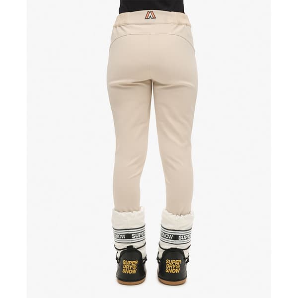 Superdry Luxe Snow Pant Byxor Beige S Kvinna