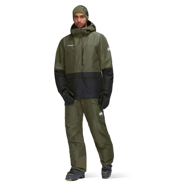 Mammut Fall Line Hardshell Thermo Byxor Grönt 48 Man