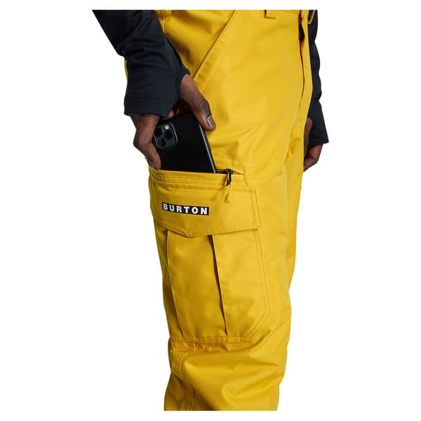 Burton 2l Regular Fit Cargo Housut Keltainen XL Mies