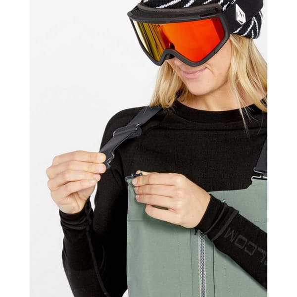 Volcom Swift Bib Race Dräkt Grönt S Kvinna