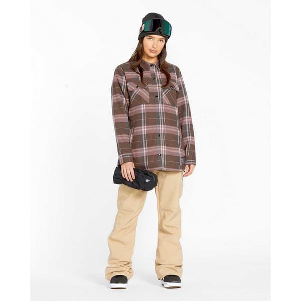 Volcom Swift Bib Race Dragt Beige S Kvinde