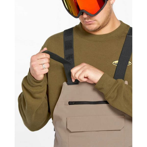 Volcom Roan Bib Race Dragt Brun L Mand