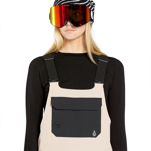 Volcom Creston 3d Stretch Bib Race Dragt Rosa S Kvinde