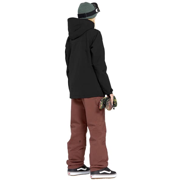 Volcom Creston 3d Stretch Bib Race Dragt Rød S Kvinde