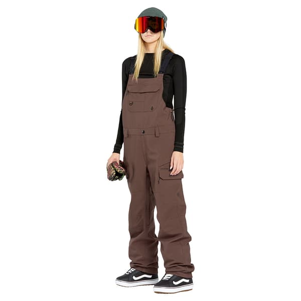 Volcom Creston 3d Stretch Bib Race Dragt Rød S Kvinde