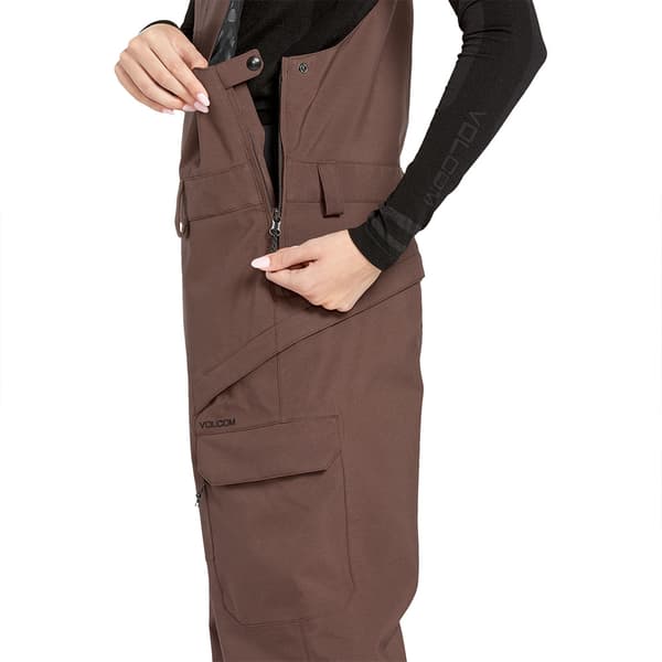 Volcom Creston 3d Stretch Bib Race Dragt Rød S Kvinde