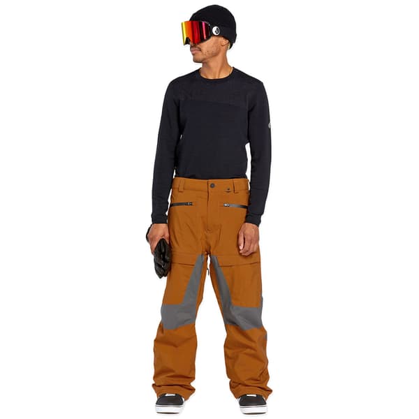 Volcom Rnge Stretch Gore-tex Housut Ruskea S Mies