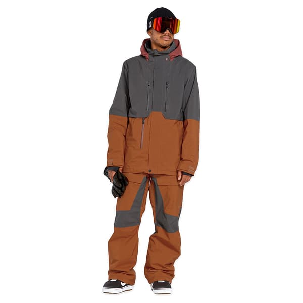 Volcom Rnge Stretch Gore-tex Housut Ruskea S Mies