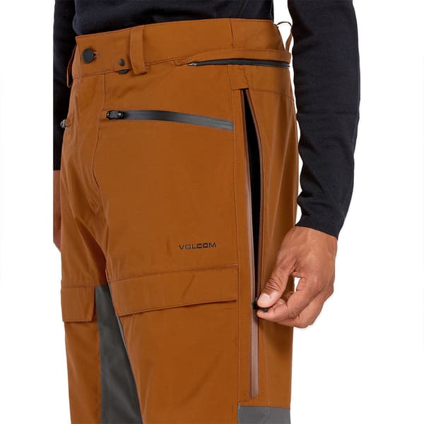 Volcom Rnge Stretch Gore-tex Housut Ruskea S Mies