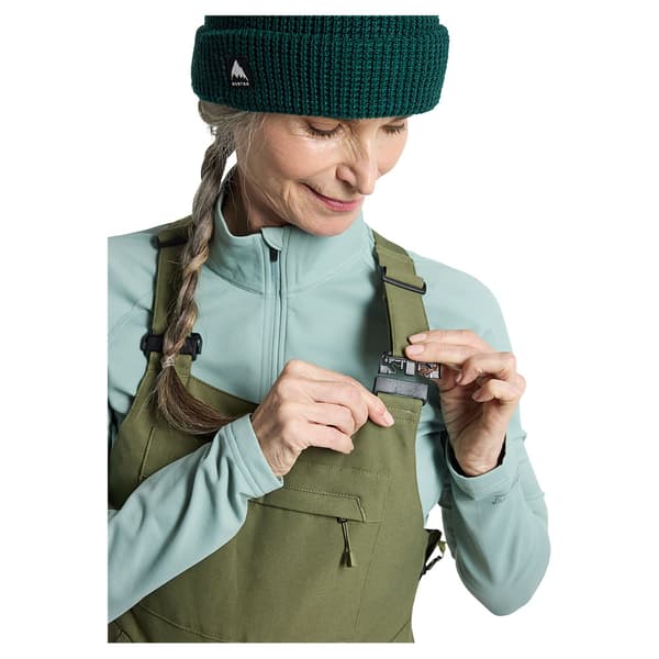 Burton Avalon 2l Stretch Bib Byxor Grönt L Kvinna