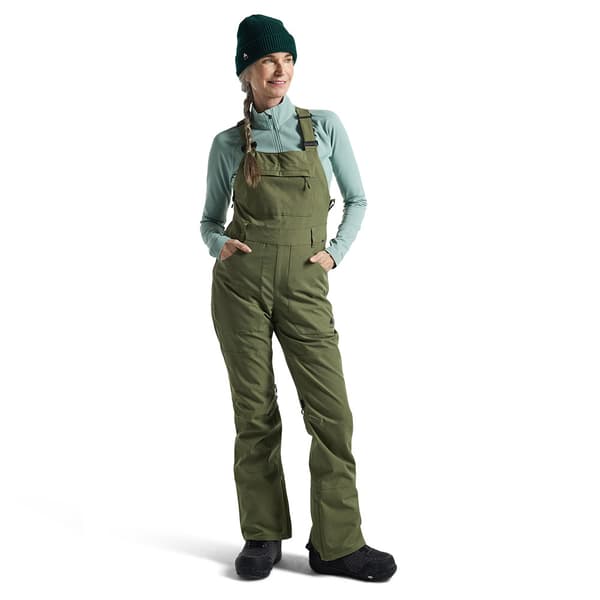 Burton Avalon 2l Stretch Bib Byxor Grönt XL Kvinna