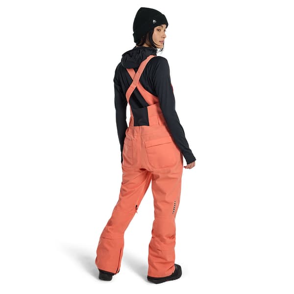 Burton Avalon 2l Stretch Bib Byxor Orange L Kvinna
