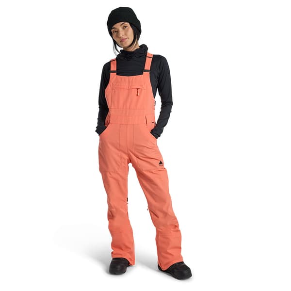 Burton Avalon 2l Stretch Bib Byxor Orange L Kvinna