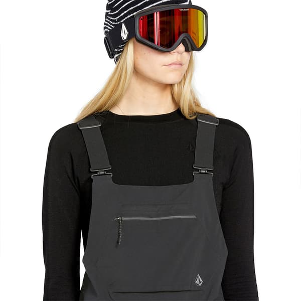 Volcom Elm Stretch Gore-tex Bib Race Dräkt Svart XS Kvinna