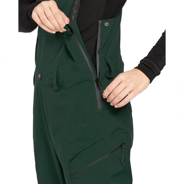 Volcom Elm Stretch Gore-tex Bib Race Dräkt Grönt S Kvinna
