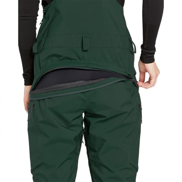 Volcom Elm Stretch Gore-tex Bib Race Dräkt Grönt S Kvinna