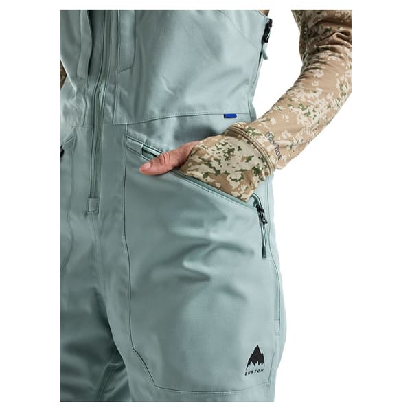 Burton Reserve 2l Stretch Bib Byxor Grönt,Blå XL Kvinna