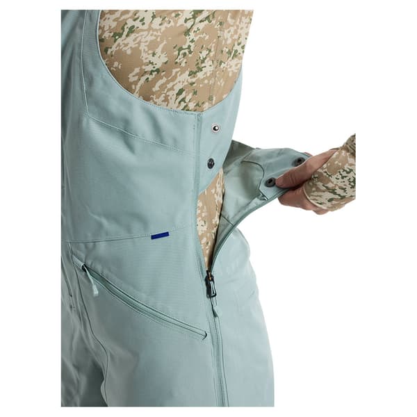 Burton Reserve 2l Stretch Bib Byxor Grönt,Blå XL Kvinna