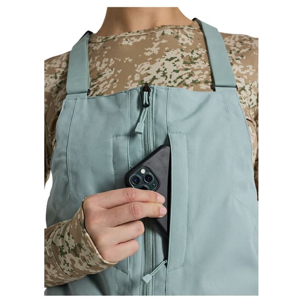 Burton Reserve 2l Stretch Bib Byxor Grönt,Blå XL Kvinna