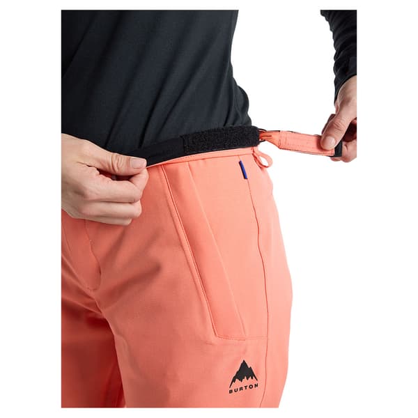 Burton Society 2l Bukser Orange,Rosa XL Kvinde