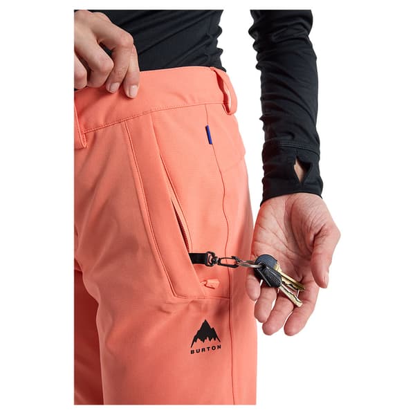 Burton Society 2l Bukser Orange,Rosa XL Kvinde