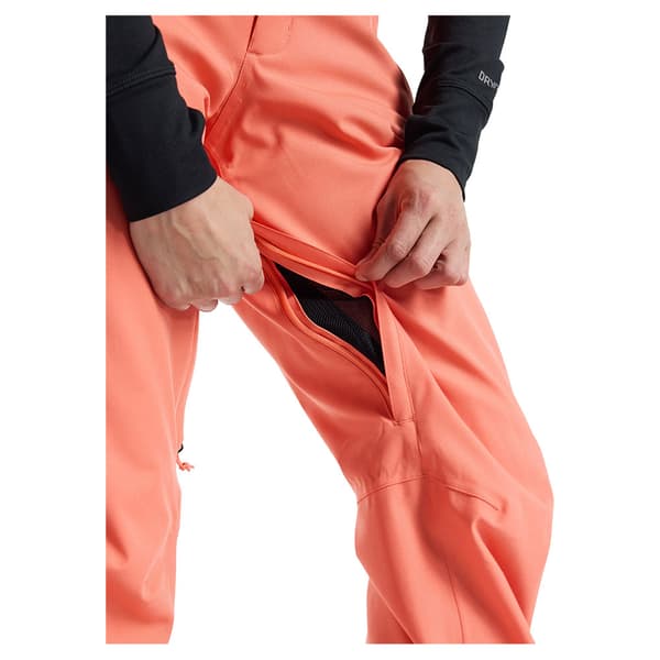 Burton Society 2l Bukser Orange,Rosa XL Kvinde