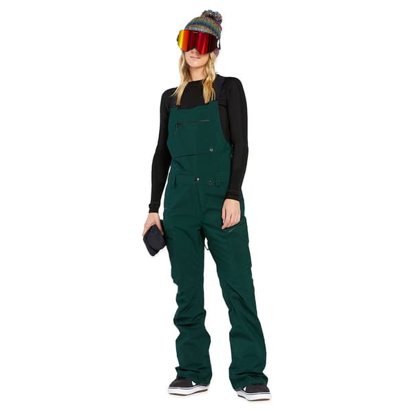 Volcom Elm Stretch Gore-tex Bib Race Dräkt Grönt XL Kvinna