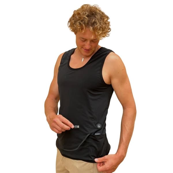 Glovii GV2L vintersportskropsbeskyttelse Varmevest Ski, Snowboarding Unisex Polyester Sort